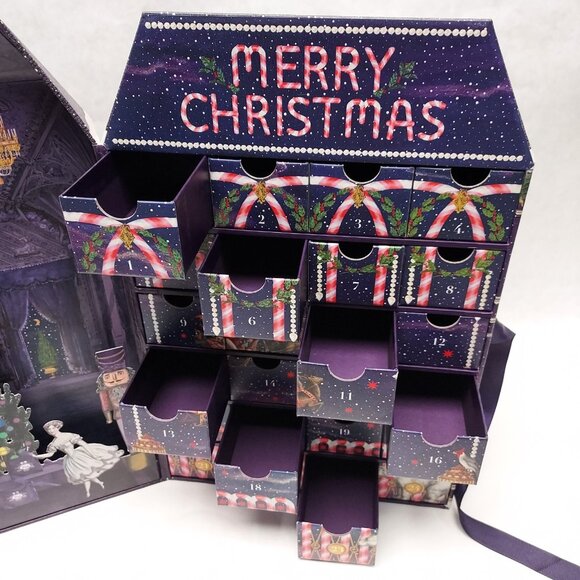 Vosges Haute-Chocolat Nutcracker Christmas Advent Calendar 2022 Empty 24 Drawers - Picture 15 of 16